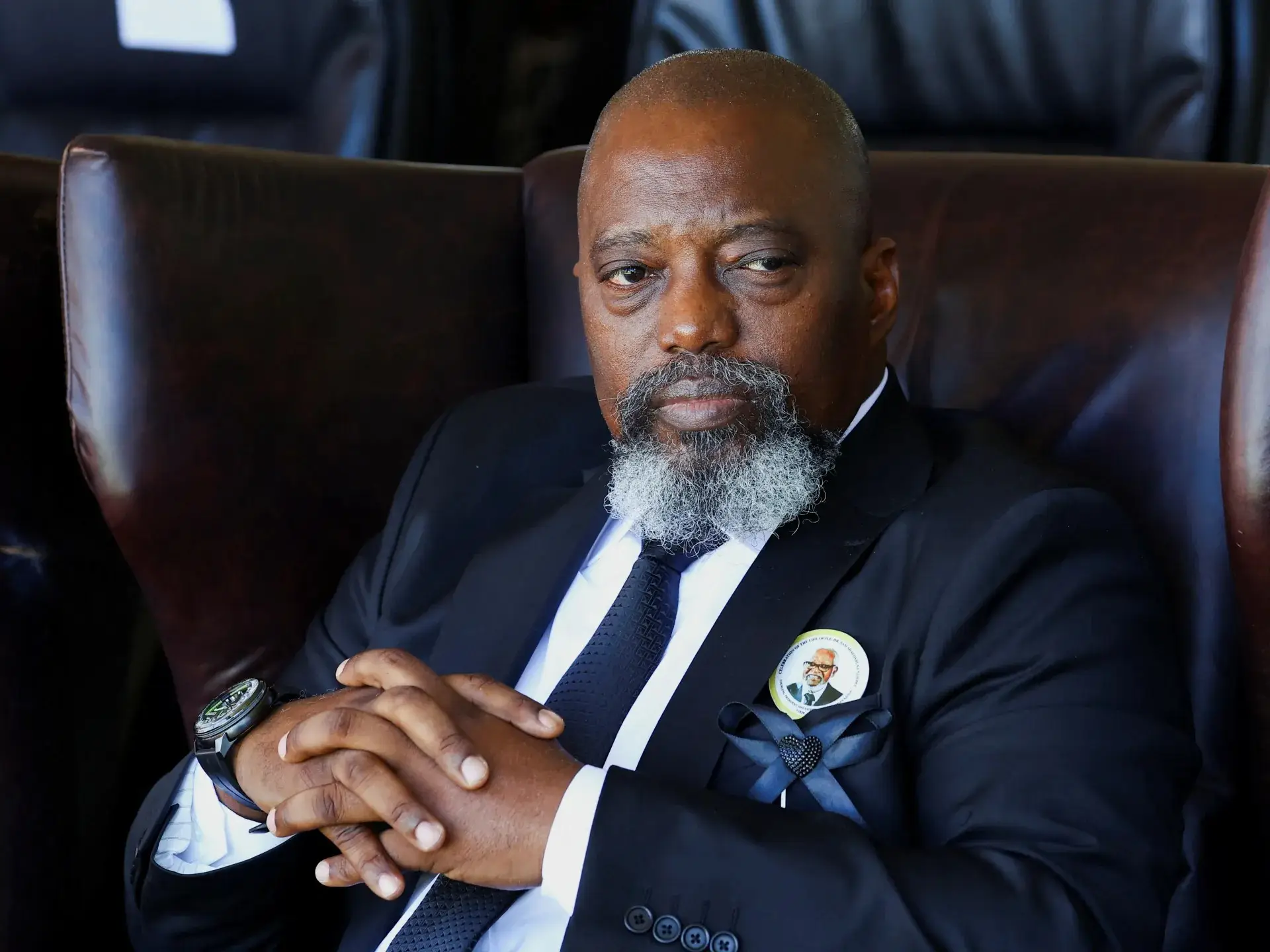 Thousands march in DR Congo’s capital in support of US sanctions on Kabila.